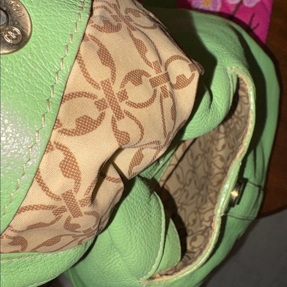 Jones New York  mini backpack shoulder bag  sling back bag  leather
Sage green main image 13